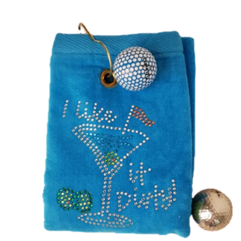 Navika Golf Towel - I Like It Dirty (Turquoise)