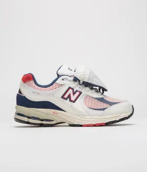 New Balance 2002R Shoes - Sea Salt / Red / Blue