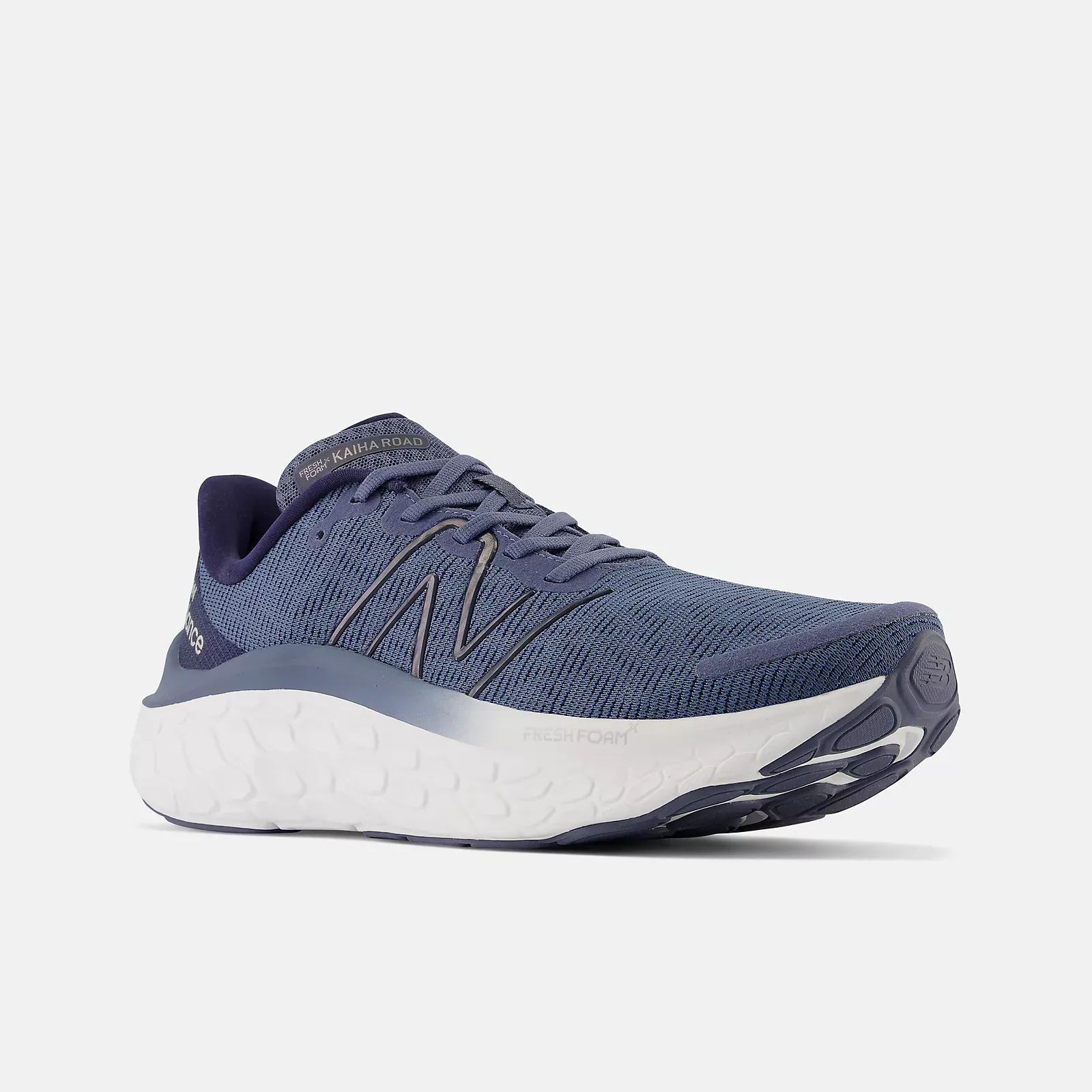 New Balance Men's Fresh Foam X Kaiha Road Shoes - Vintage Indigo / Natural Indigo / Silver Metallic