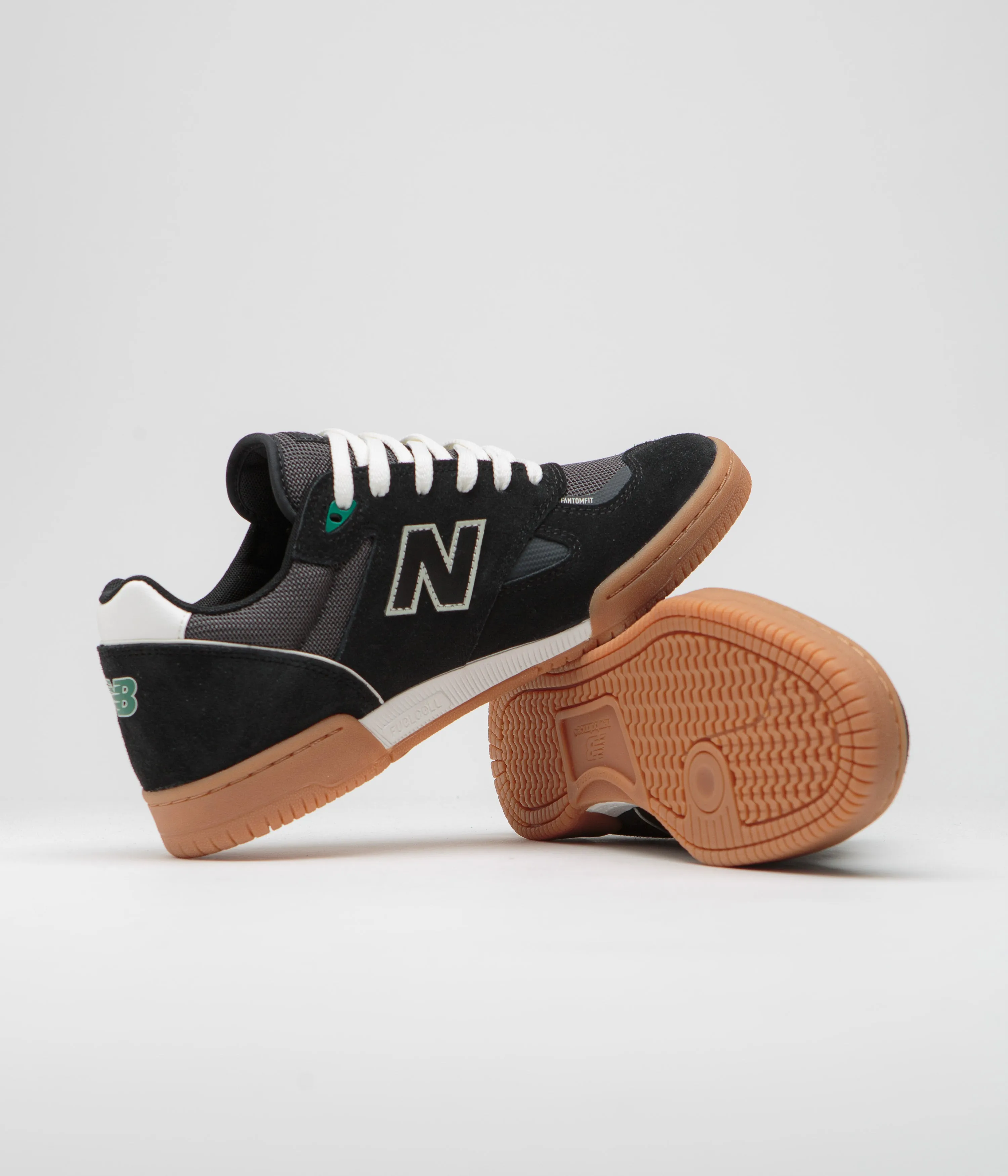 New Balance Numeric 600 Tom Knox Shoes - Black / Gum