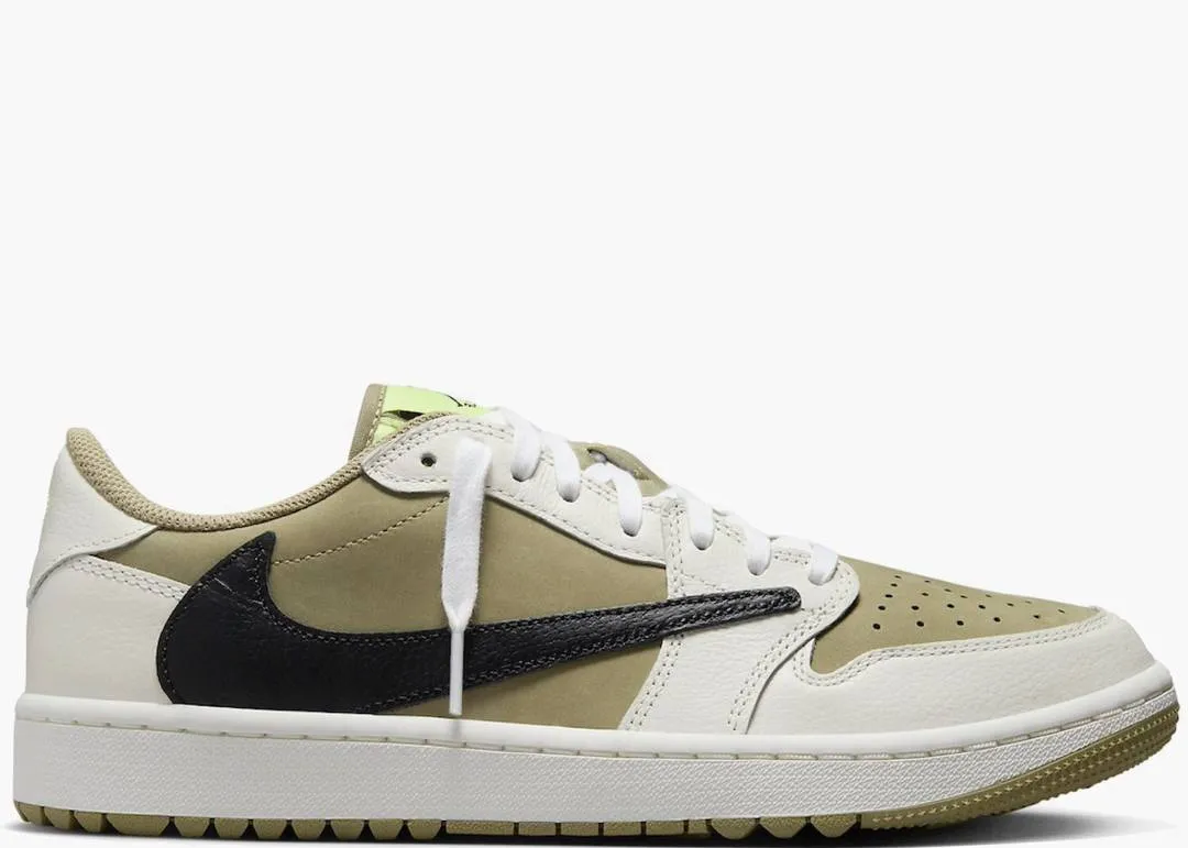 Nike Air Jordan 1 Retro Low Golf Travis Scott Neutral Olive