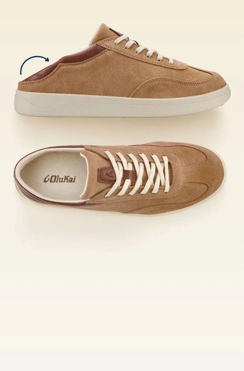 Olukai M Punini Sneaker Suede TAN / TOFFEE