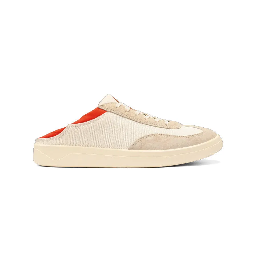 OLUKAI PUNINI OFF WHITE MOLTEN ORANGE - MENS