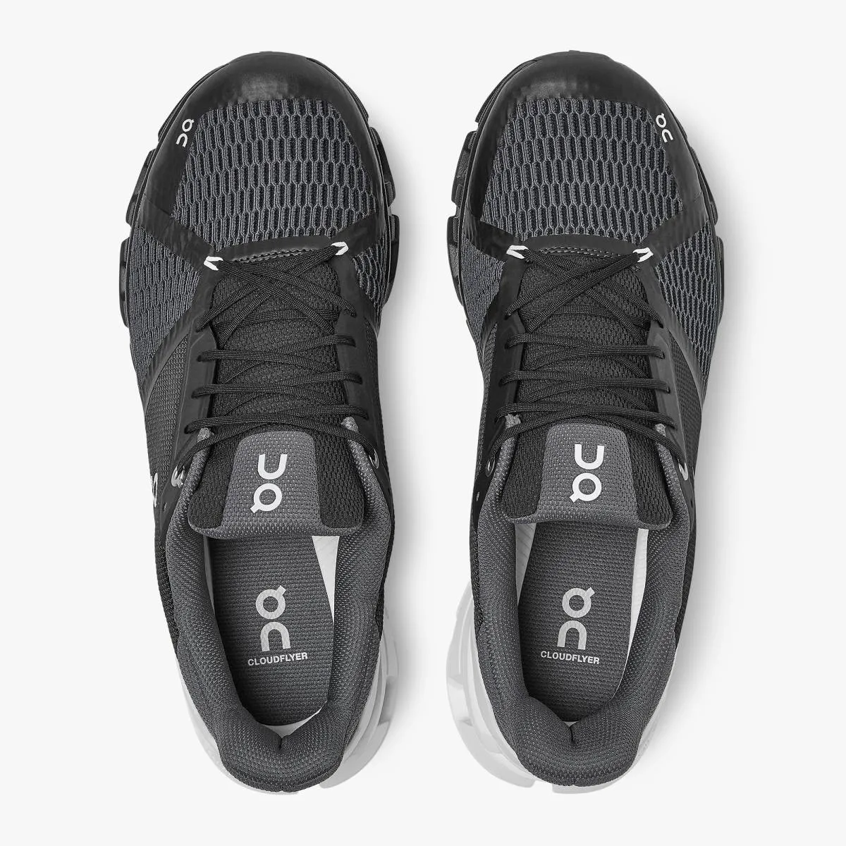 'On Running' Men's Cloudflyer - Black / White