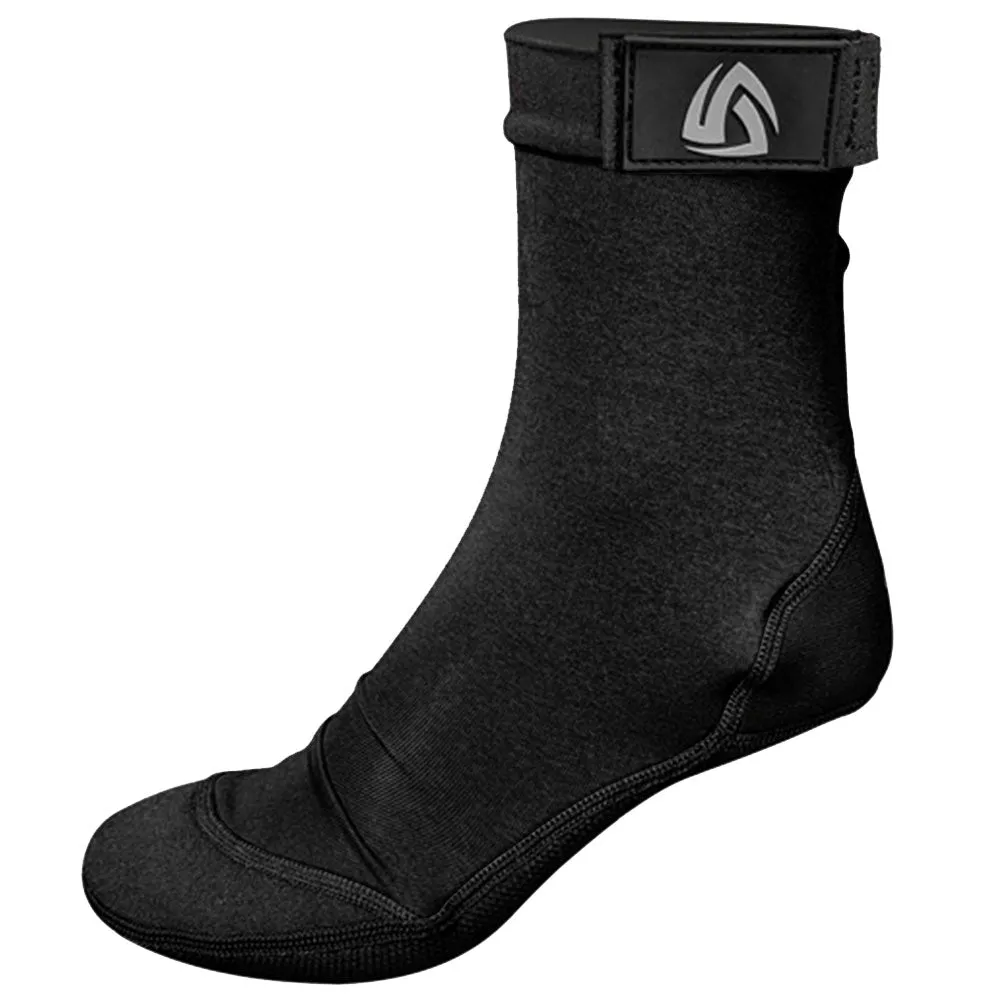 Open Box Tilos 2.5mm Sport Skin Sock (X-Large, Mens 12-13), Black