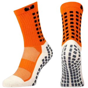 ORANGE TRUSOX 3.0 MID-CALF CUSHION CREW GRIP SOCKS