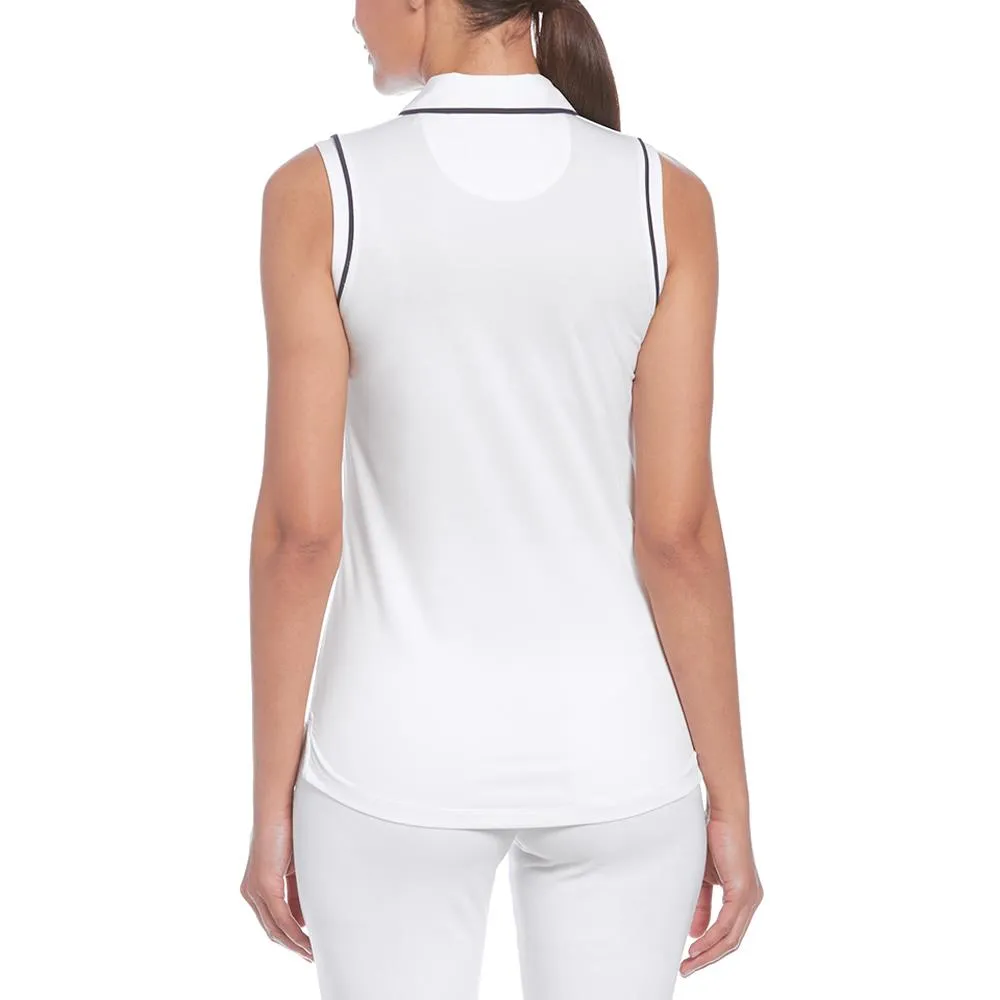 Penguin Women's Essential Veronica Sleeveless Polo - Bright White