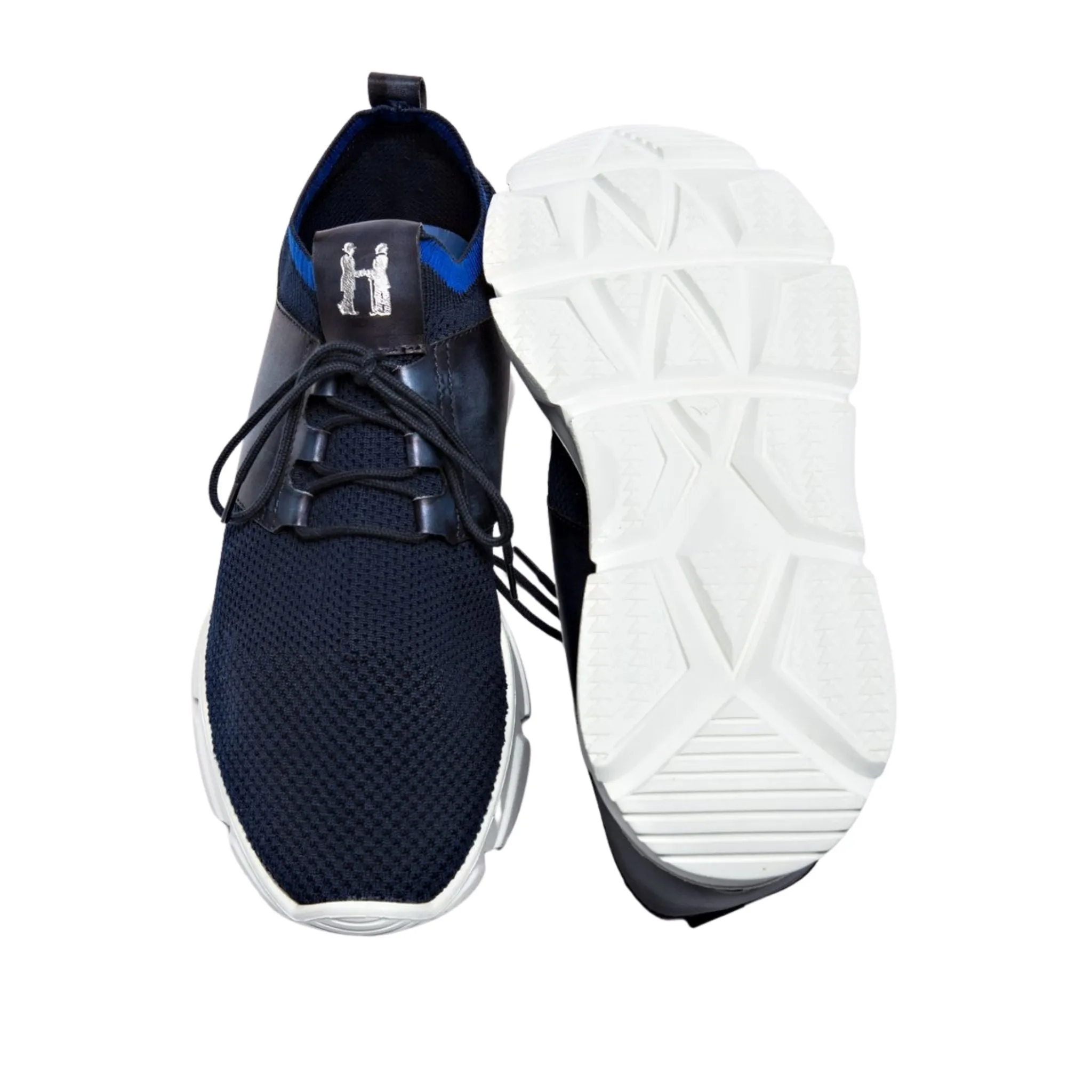 Peter Mesh Sneaker in Navy Blue