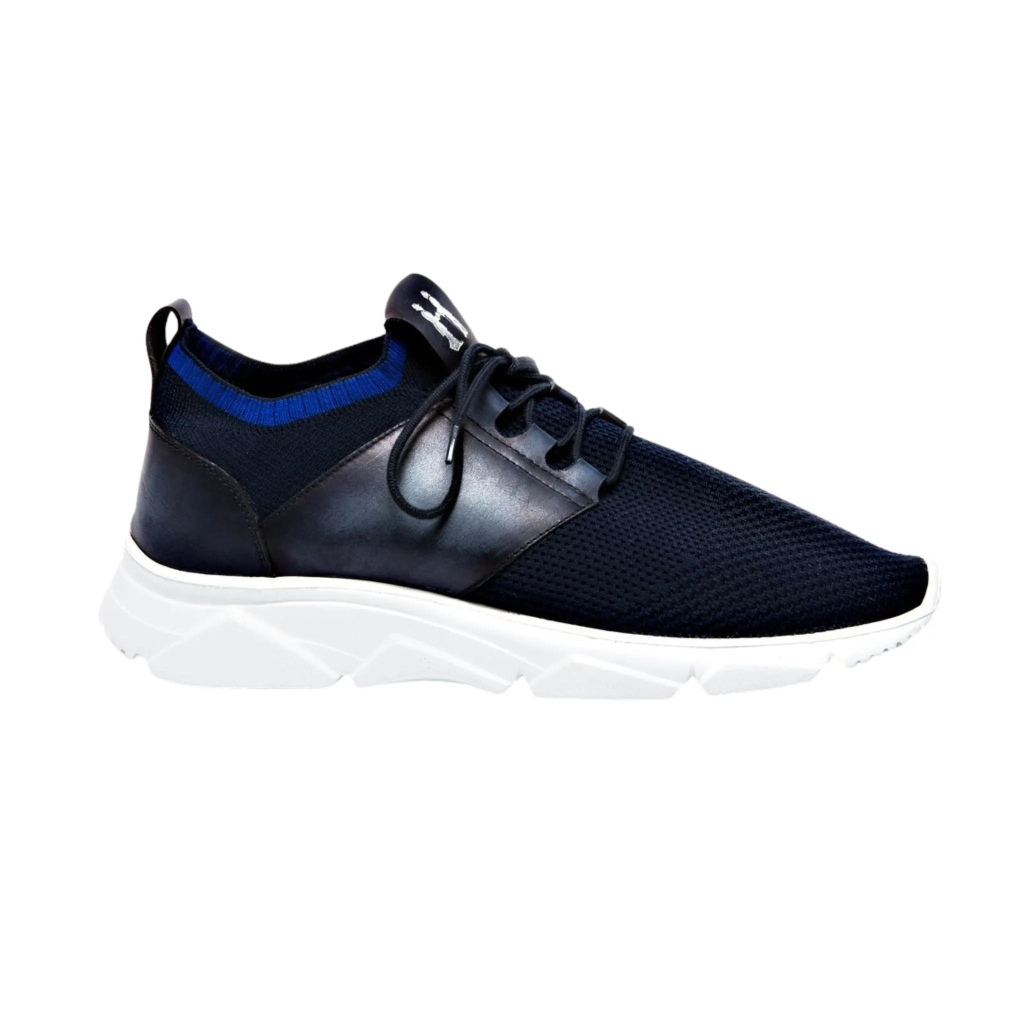 Peter Mesh Sneaker in Navy Blue