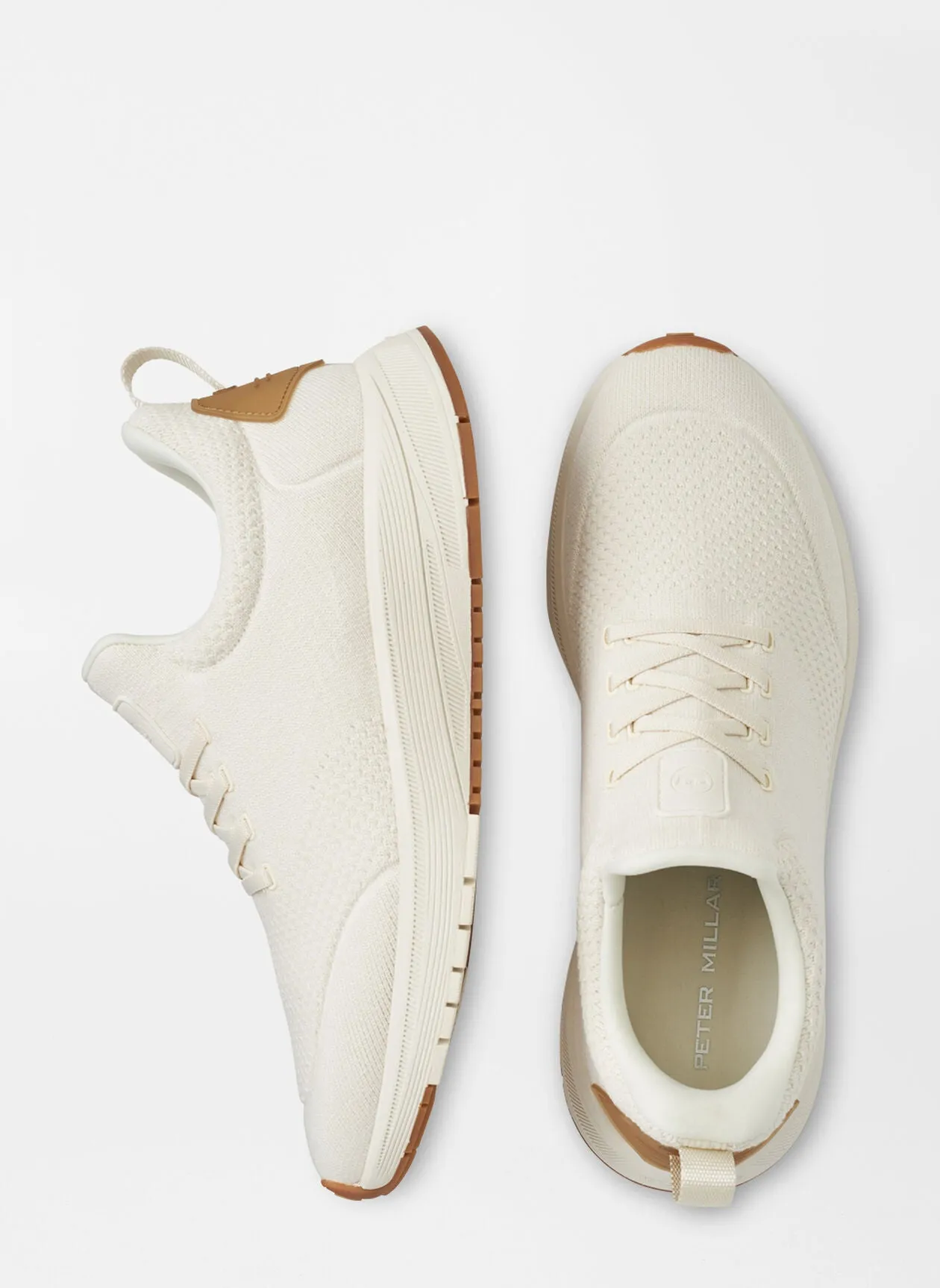 Peter Millar Tellustride Sneaker In Ivory