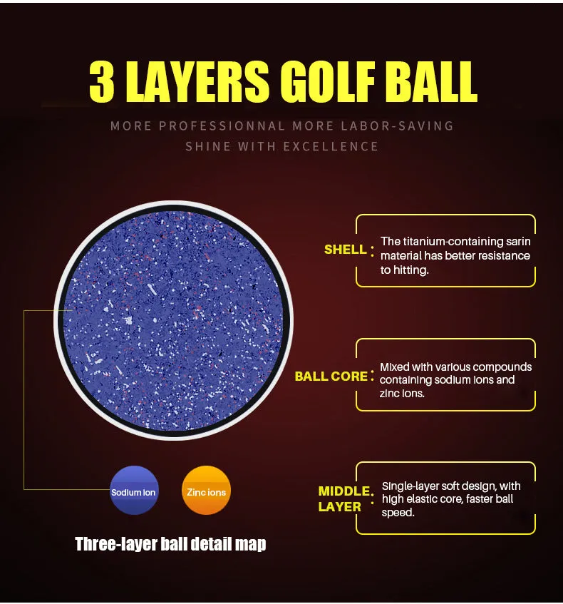 PGM 3-Layer Tournament Golf Ball