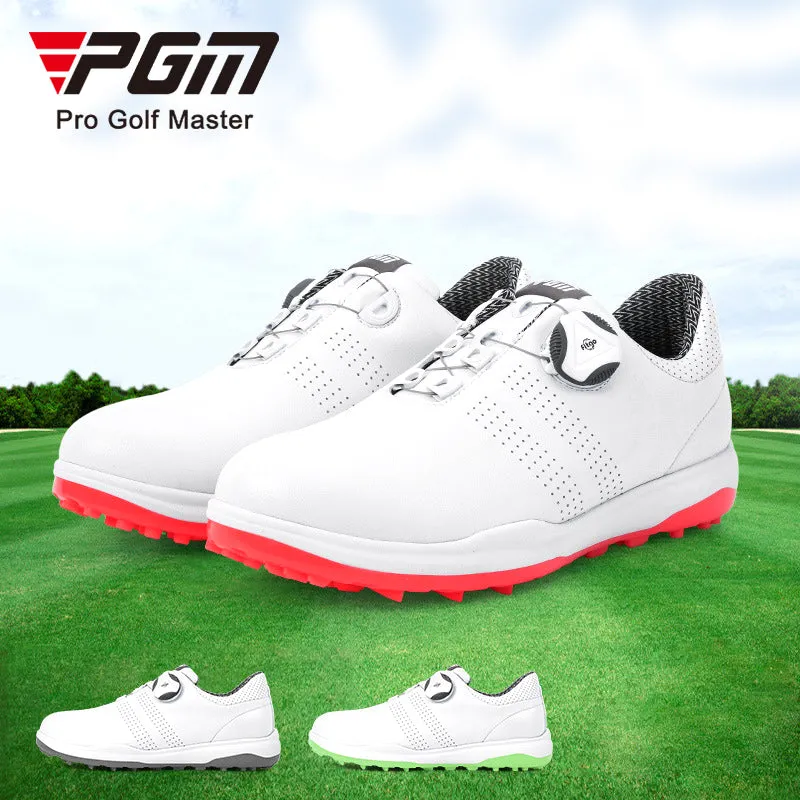 PGM XZ165 waterproof golf shoes women spike less microfiber golf shoe