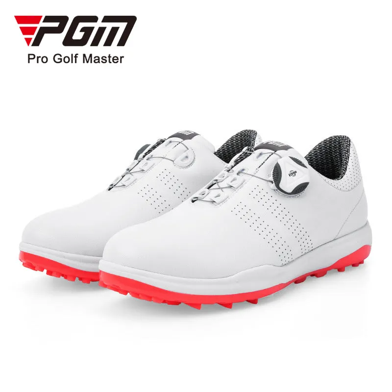 PGM XZ165 waterproof golf shoes women spike less microfiber golf shoe