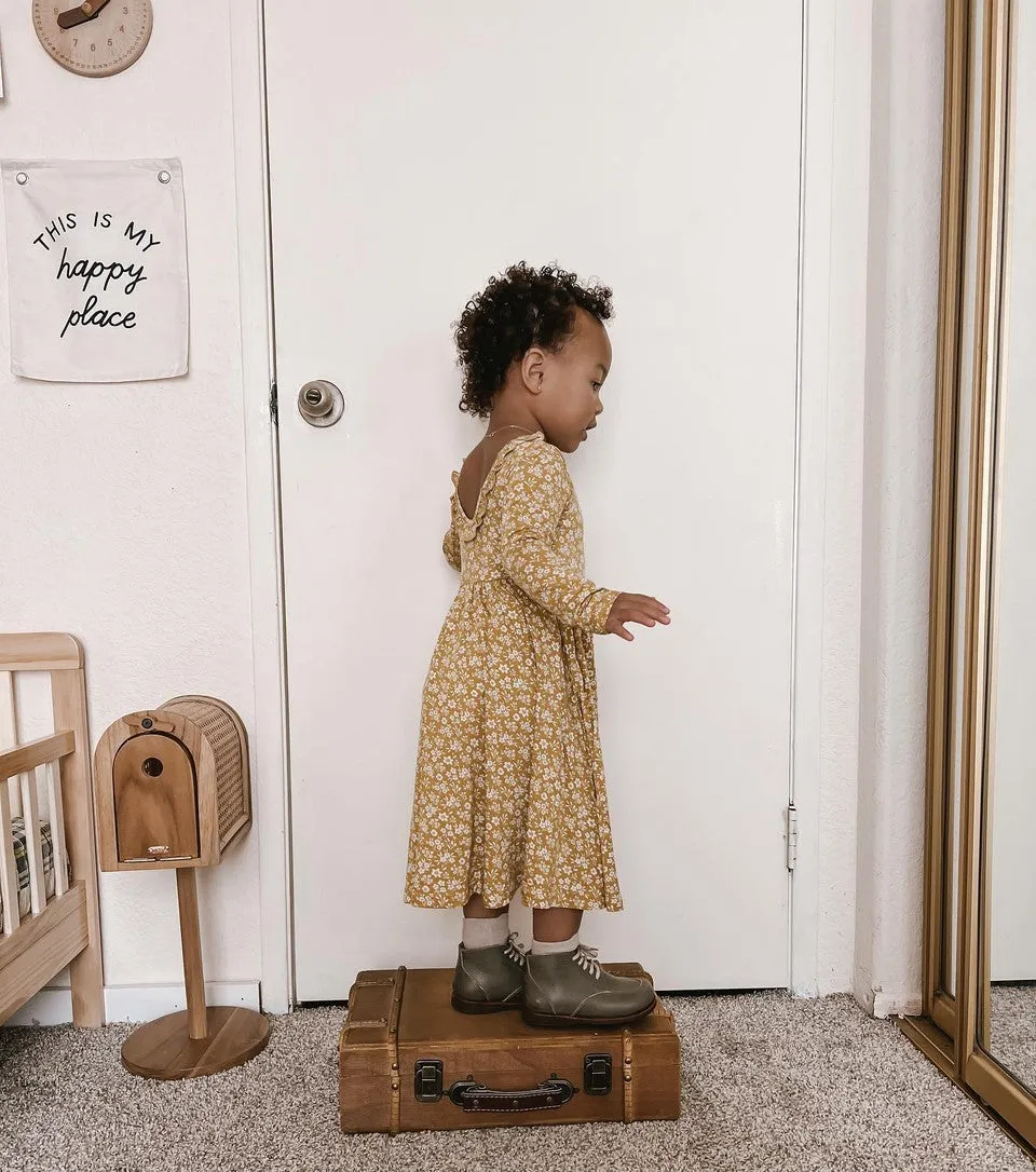 Pine Green Antigua {Children's Leather Boots}