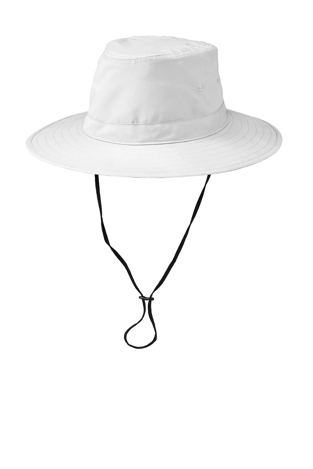 Port Authority Lifestyle Brim Customized Hats, White