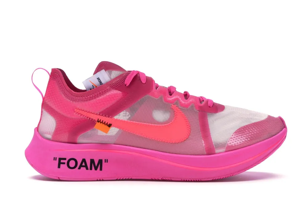 PRE LOVED - NIKE X OFF WHITE ZOOM FLY PINK