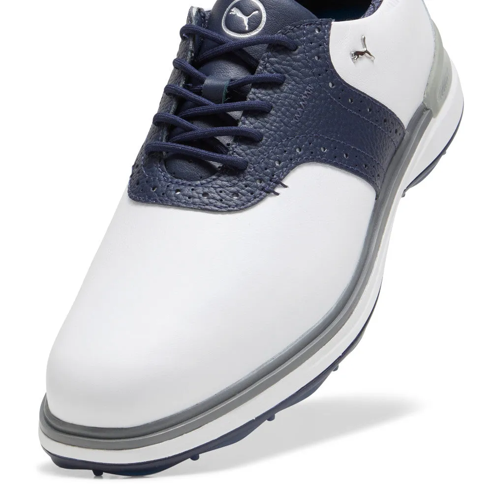 Puma Avant Spikeless Waterproof Shoes - White/Deep Navy/Speed Blue