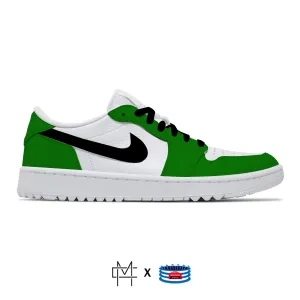 "Green" Jordan 1 Golf Shoes by Stadium Custom Kicks