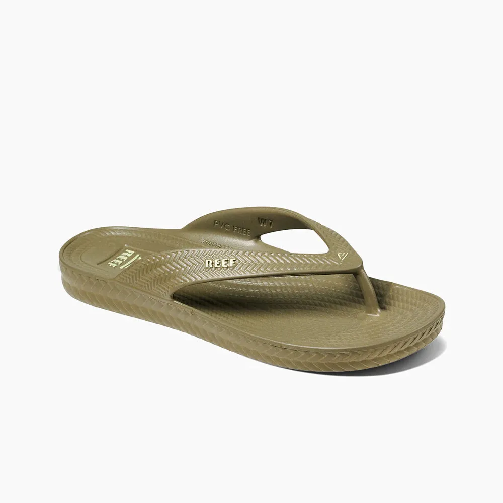 Reef Ladies Water Court Flip Flops  - Olive