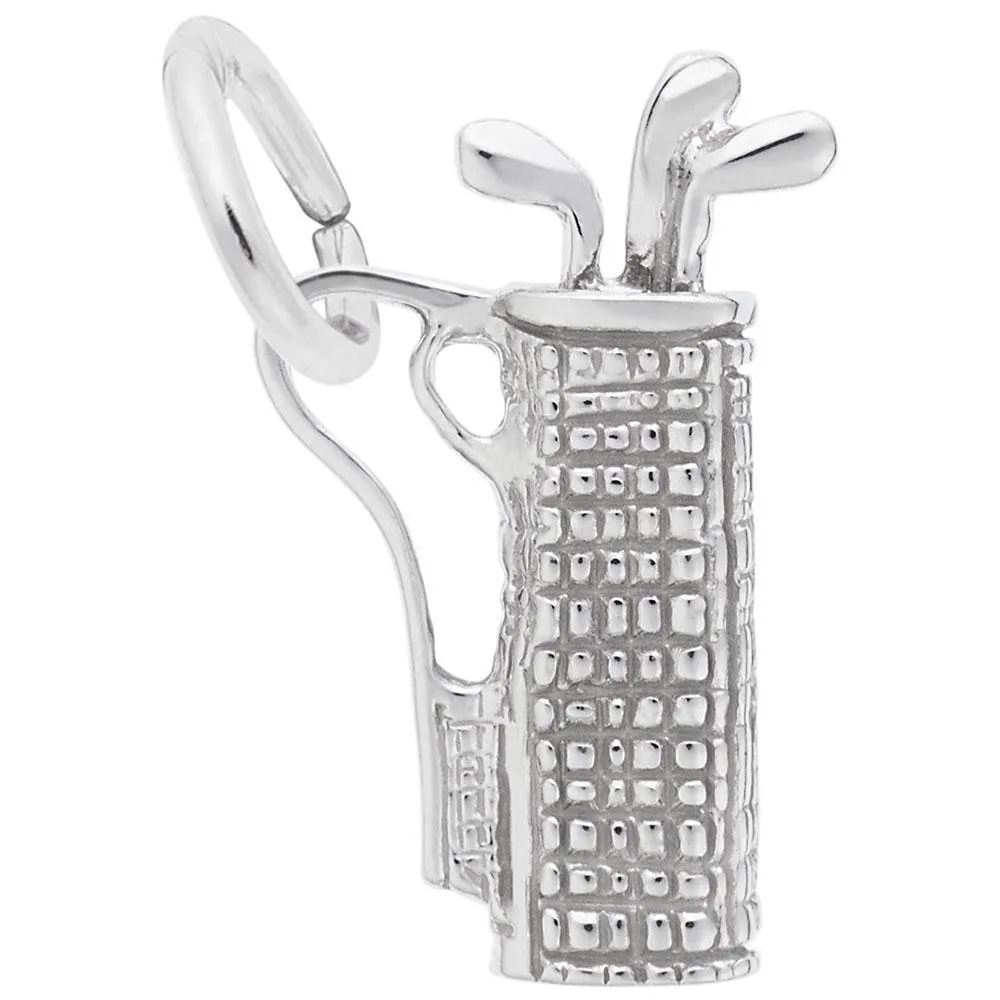 Rembrandt Charms - Plaid Golf Bag Charm - 0232