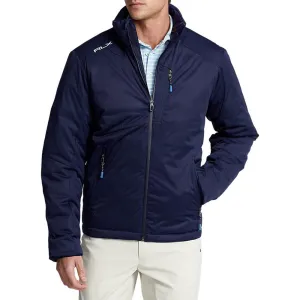 RLX Ralph Lauren Water-Repellent Softshell Hooded Jacket - French Navy