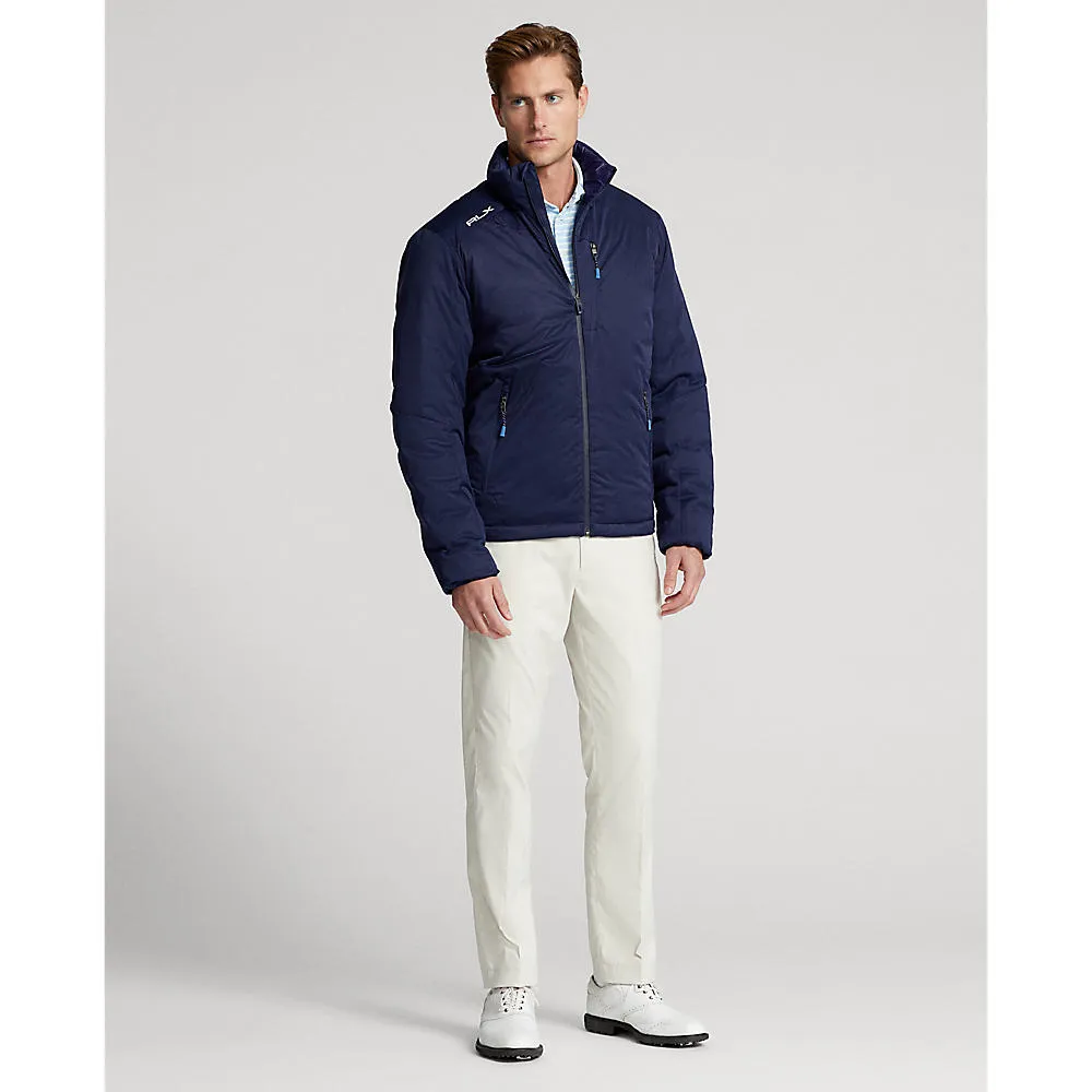 RLX Ralph Lauren Water-Repellent Softshell Hooded Jacket - French Navy