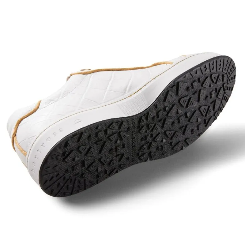 Royal Albartross Buckingham Shoe - White/Gold