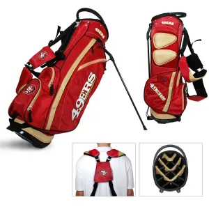 San Francisco 49ers Team Golf Fairway Lightweight 14-Way Top Golf Club Stand Bag