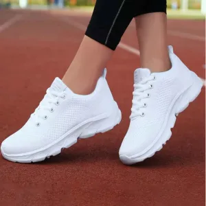 SHEIN - Hollow Cut Front Lace Up Running Shoes