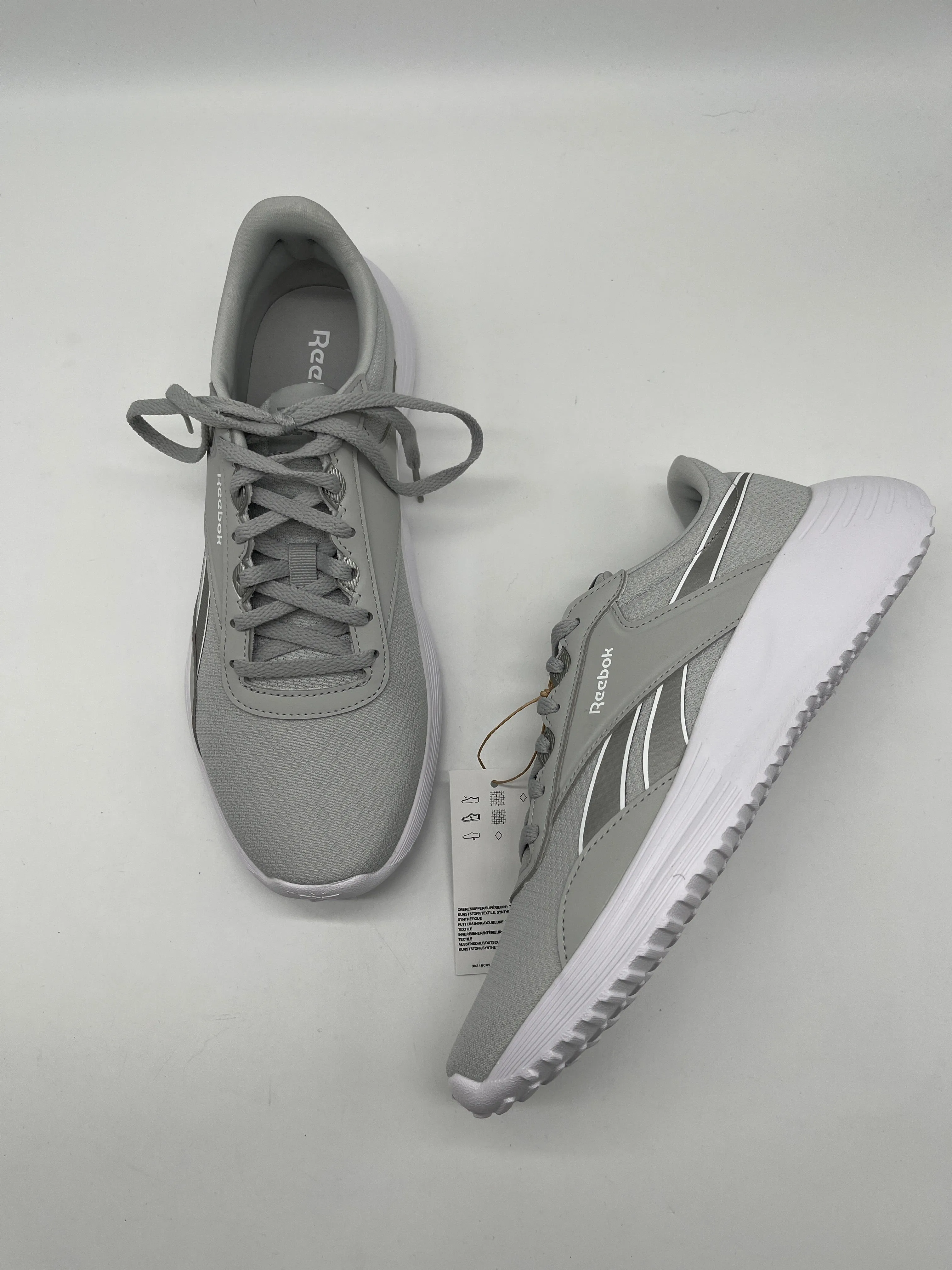 Shoes Athletic By Reebok In Grey, Size: 10