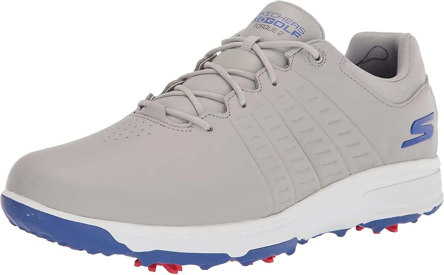 Skechers Max Go Golf Torque 2 Men's Golf Shoes 214027 Gray Blue Medium