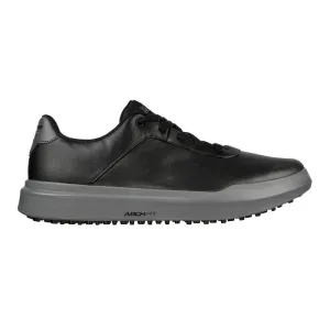 Skechers Men's Drive 5 LX MD Spikeless Golf Shoes - Black/Grey