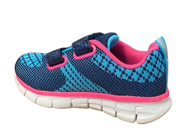 Skechers sneakers da bambina Synergy Knittabit 80844N NVHP blu