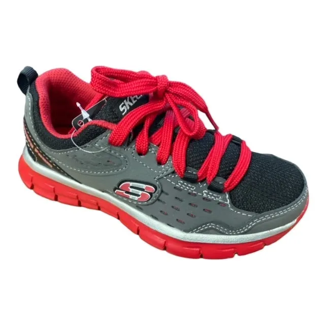 Skechers sneakers da bambino Immunity 95494L/CCRD grigio rosso