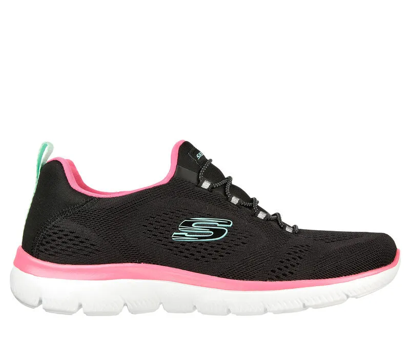 'Skechers' Women's Summits-Perfect Views - Black / Hot Pink