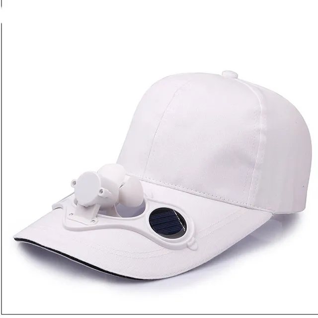 Solar Fan Summer Outdoor Baseball Hat