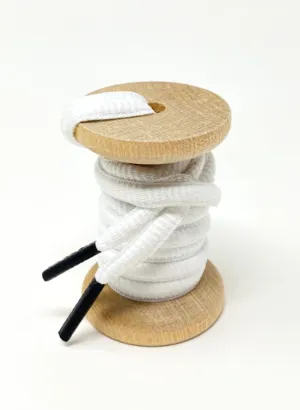 Solid White Athletic Sneaker Laces