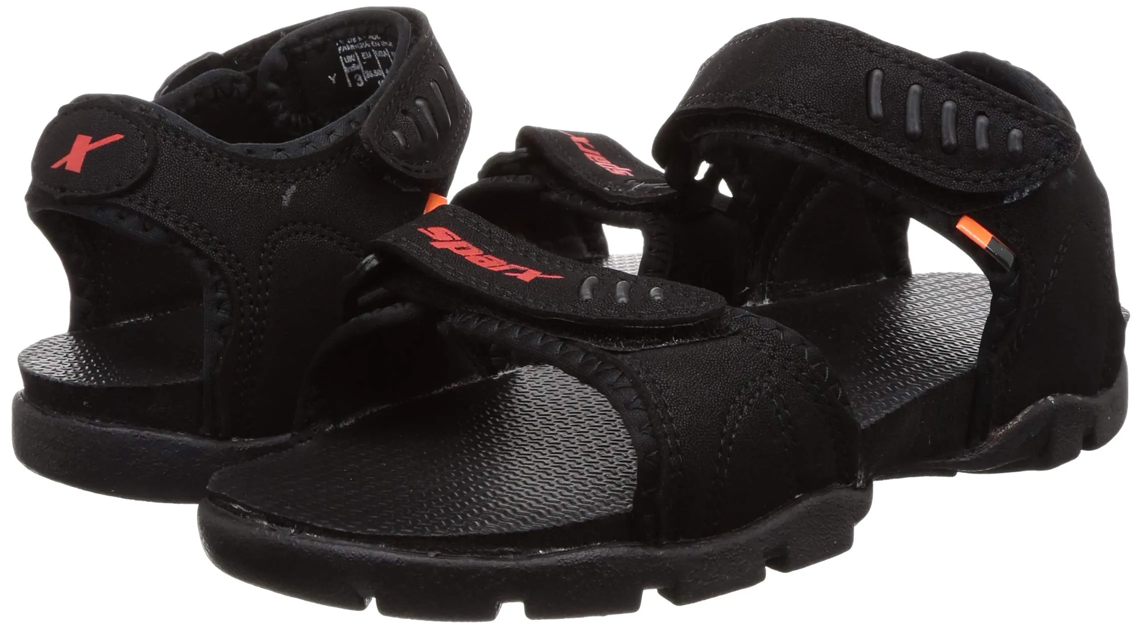 Sparx womens SS0101L Black Sandal - 3 UK (SS0101LBKBK0003)