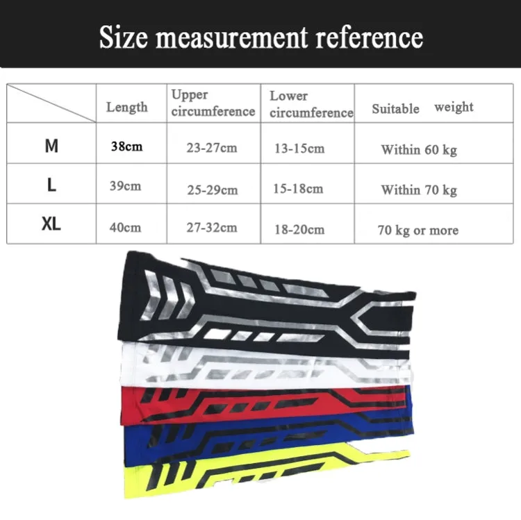 Sports Wrist Guard Arm Sleeve Outdoor Basketball Badminton Fitness Running Sports Protective Gear, Specification: L (Black)