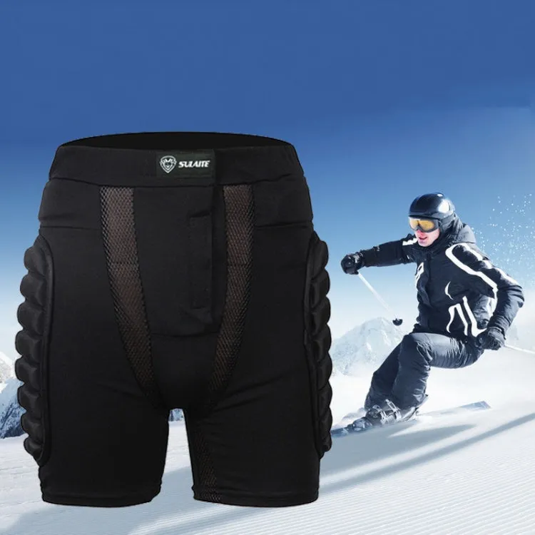 SULAITE GT-305 Roller Skating Skiing Diaper Pants Outdoor Riding Sports Diaper Pad, Size: XL(Black)