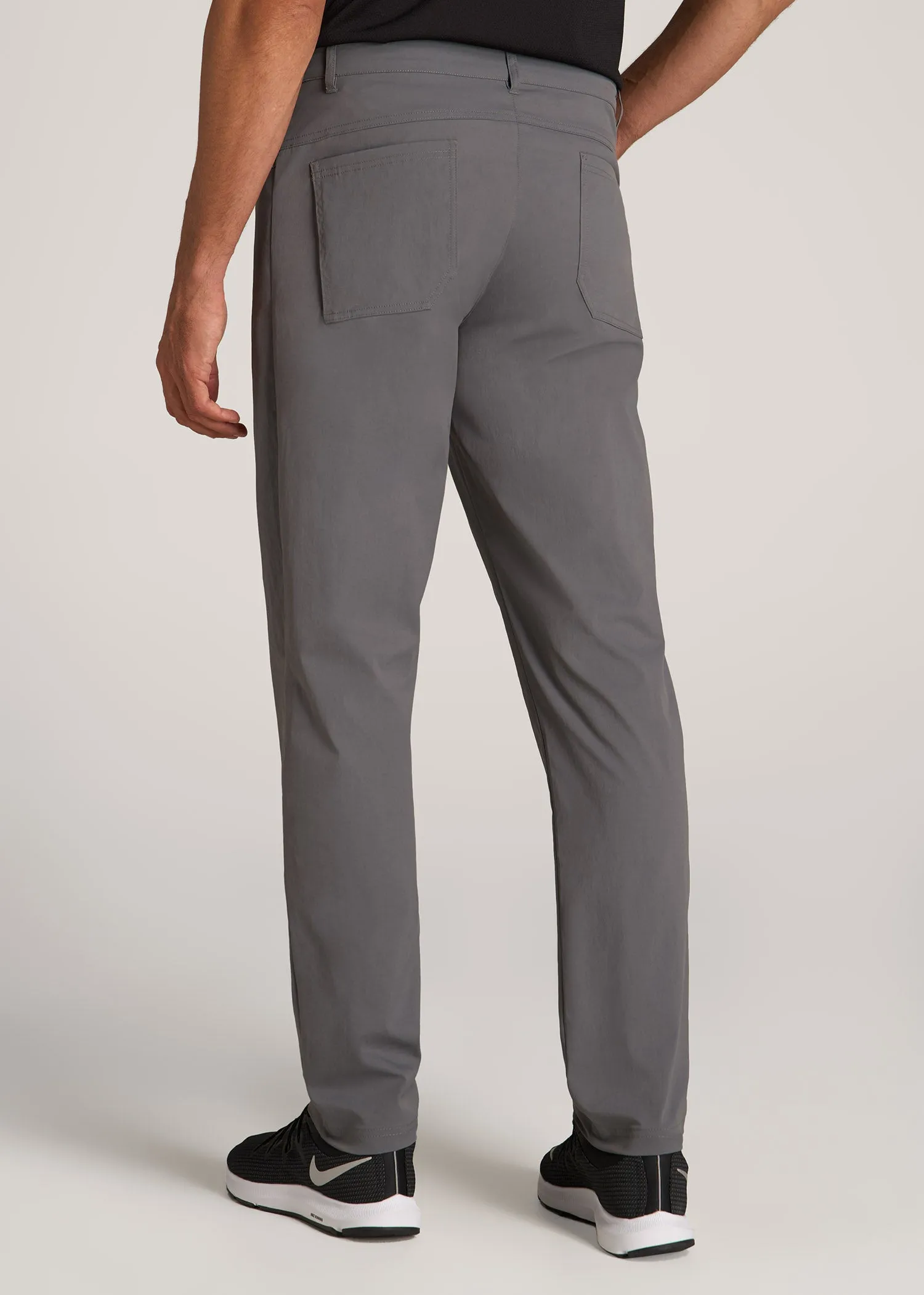 TAPERED-FIT Traveler Pants for Tall Men in Charcoal