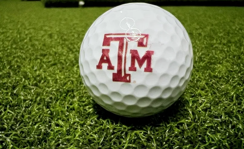 Texas A&M Putt Ball - Putting Mat Game - Make Practicing your Putts Entertaining While Representing Your Favorite University - Mat is 12 feet by 2 feet