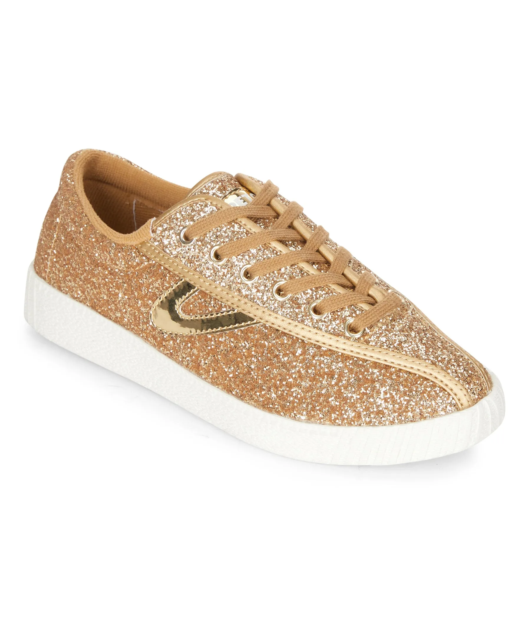 Tretorn Women's Sneakers Nylite Glitter Gold