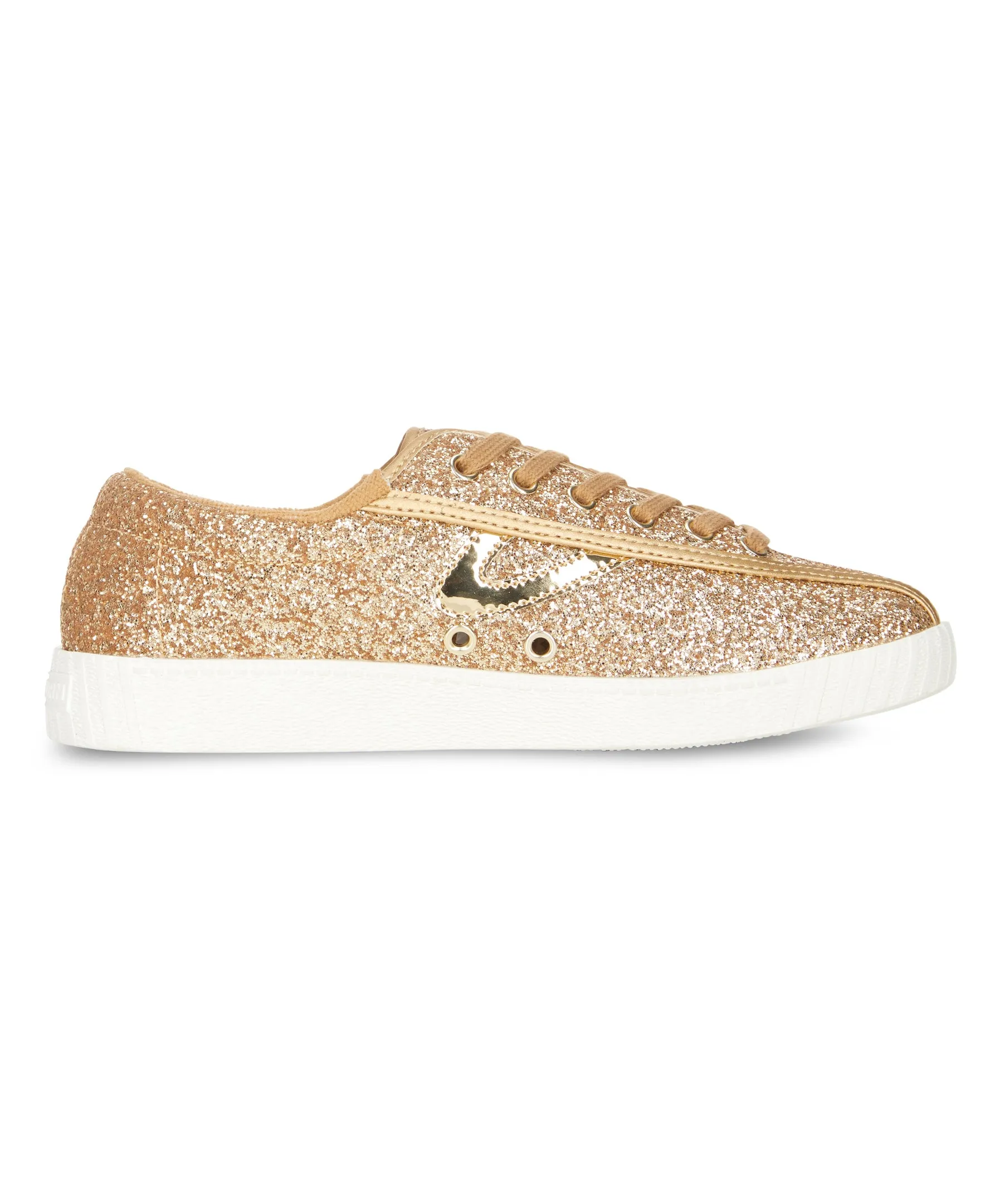 Tretorn Women's Sneakers Nylite Glitter Gold