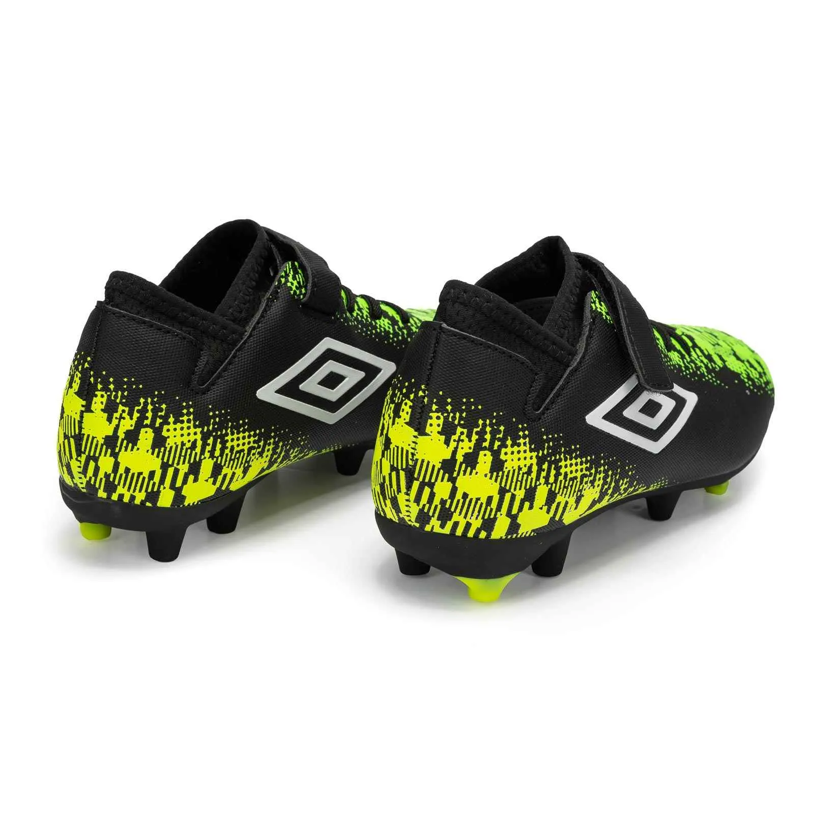 Umbro Jnr Formation II Velcro FG Blk/Grn