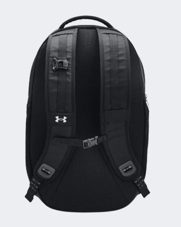 Under Armour Hustle Pro Backpack Unisex Training Bag Black/Silver 1367060-001