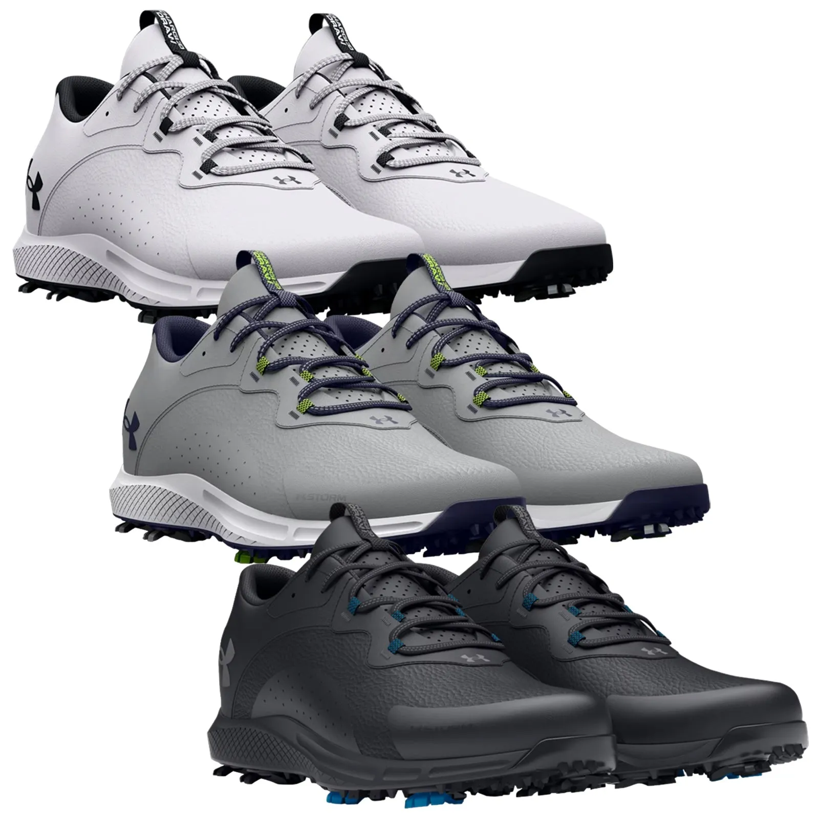 Under Armour Mens Charged Draw 2 RST Golf Shoes