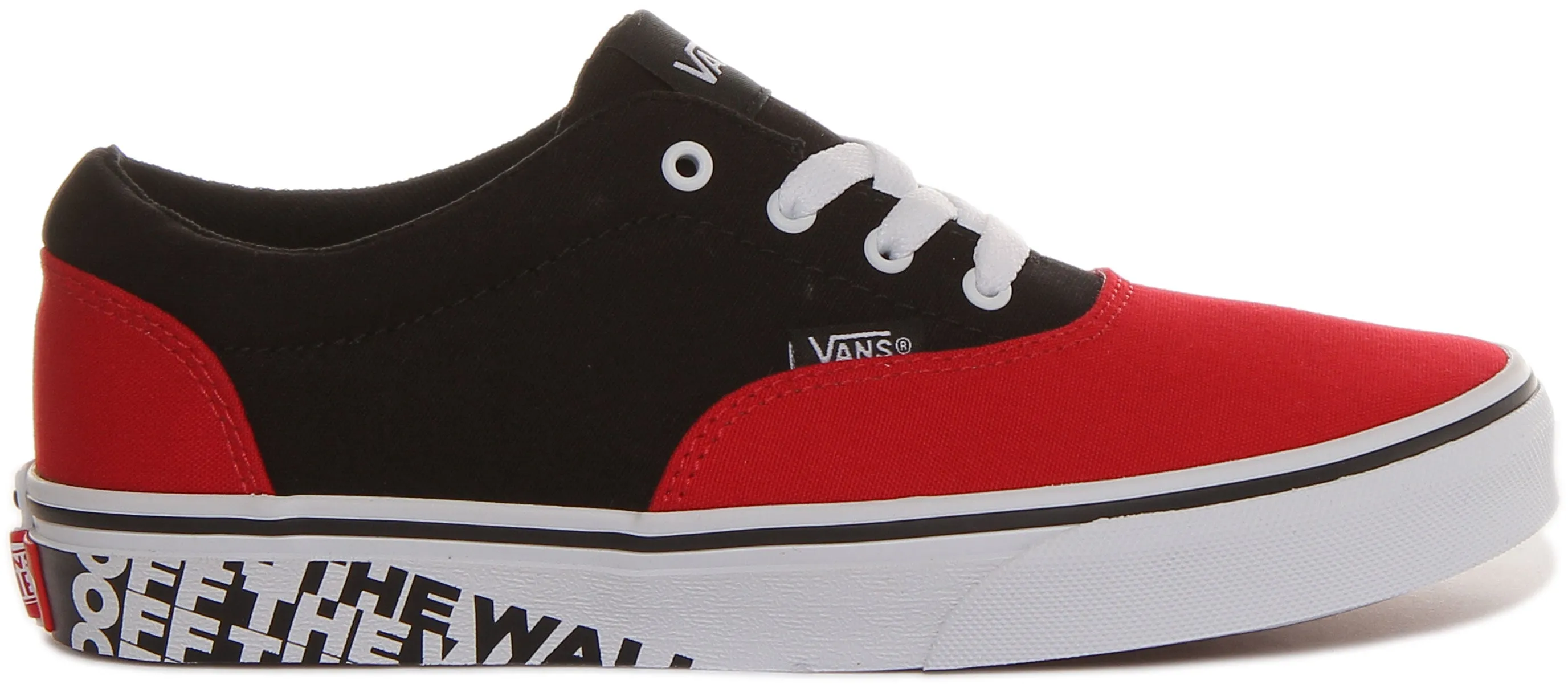 Vans Doheny In Red Black For Juniors