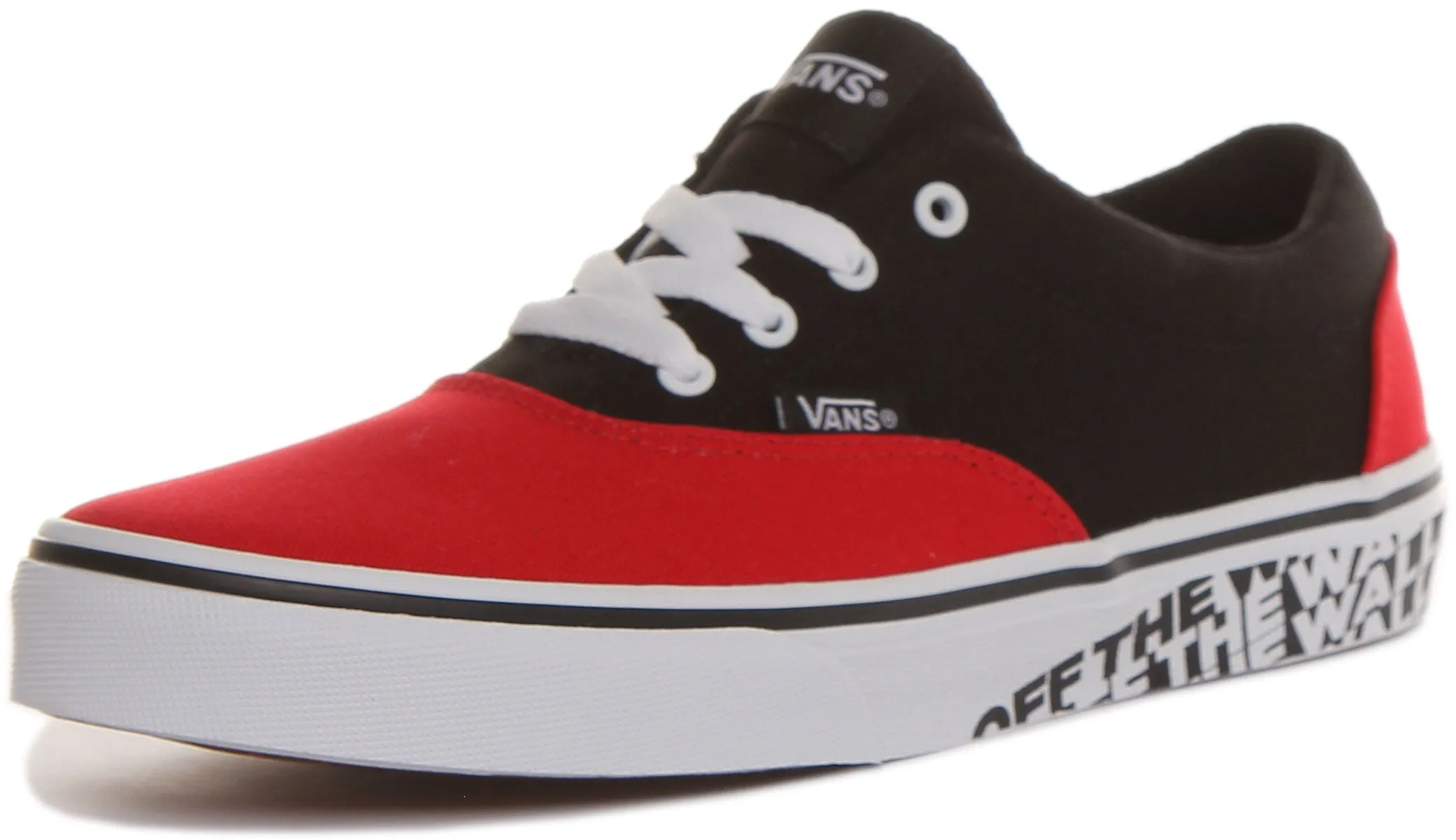 Vans Doheny In Red Black For Juniors