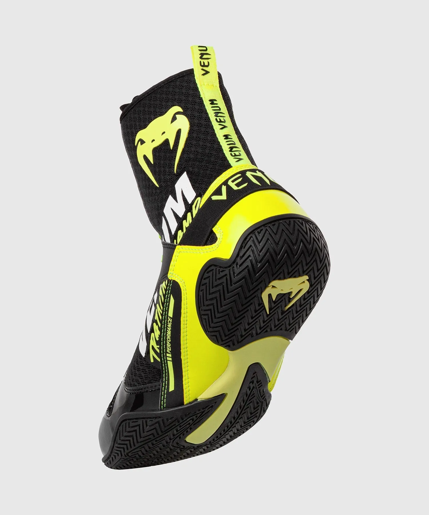 Venum Elite VTC 2 Edition Boxing Shoes - Black/Neo Yellow